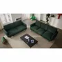 Canapés pour collectivités - Canapé 3 places BRERA - Vert - CITY SOFA