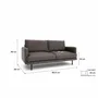 Sofas for hospitalities & contracts - 3-Seater Sofa BRERA - Taupe - CITY SOFA