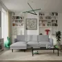 Sofas for hospitalities & contracts - 4-Seater Left Corner Sofa BRERA - Grey - CITY SOFA
