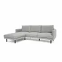 Sofas for hospitalities & contracts - 4-Seater Left Corner Sofa BRERA - Grey - CITY SOFA