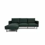 Canapés pour collectivités - Canapé d'angle gauche 4 places BRERA - Vert - CITY SOFA