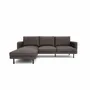 Sofas for hospitalities & contracts - 4-Seater Left Corner Sofa BRERA - Taupe - CITY SOFA
