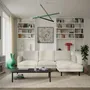 Canapés pour collectivités - Canapé d'angle à droite 4 places BRERA - Beige - CITY SOFA