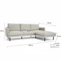 Canapés pour collectivités - Canapé d'angle à droite 4 places BRERA - Beige - CITY SOFA