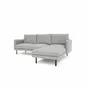 Canapés pour collectivités - Canapé d'angle à droite 4 places BRERA - Gris - CITY SOFA