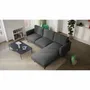 Sofas for hospitalities & contracts - 4-Seater Right Corner Sofa BRERA - Dark Grey - CITY SOFA