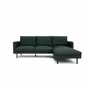 Sofas for hospitalities & contracts - 4-Seater Right Corner Sofa BRERA - Green - CITY SOFA