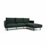 Sofas for hospitalities & contracts - 4-Seater Right Corner Sofa BRERA - Green - CITY SOFA