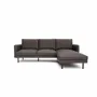 Sofas for hospitalities & contracts - 4-Seater Right Corner Sofa BRERA - Taupe - CITY SOFA