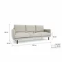 Canapés pour collectivités - Canapé 4 places BRERA - Beige - CITY SOFA