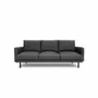 Sofas for hospitalities & contracts - 4-Seater Sofa BRERA - Dark Grey - CITY SOFA