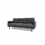 Sofas for hospitalities & contracts - 4-Seater Sofa BRERA - Dark Grey - CITY SOFA