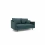 Canapés pour collectivités - Canapé 2 places ALFAMA - Bleu foncé - CITY SOFA