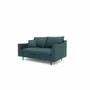 Canapés pour collectivités - Canapé 2 places ALFAMA - Bleu foncé - CITY SOFA