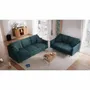 Canapés pour collectivités - Canapé 2 places ALFAMA - Bleu foncé - CITY SOFA