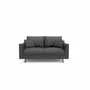 Sofas for hospitalities & contracts - 2-Seater Sofa ALFAMA - Dark Grey - CITY SOFA