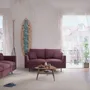 Sofas for hospitalities & contracts - 2-Seater Sofa ALFAMA - Burgundy - CITY SOFA