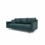 Canapés pour collectivités - Canapé 3 places ALFAMA - Bleu foncé - CITY SOFA