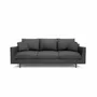 Sofas for hospitalities & contracts - 3-Seater Sofa ALFAMA - Dark Grey - CITY SOFA