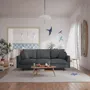 Sofas for hospitalities & contracts - 3-Seater Sofa ALFAMA - Dark Grey - CITY SOFA