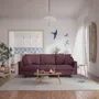 Sofas for hospitalities & contracts - 3-Seater Sofa ALFAMA - Burgundy - CITY SOFA