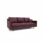 Sofas for hospitalities & contracts - 3-Seater Sofa ALFAMA - Burgundy - CITY SOFA