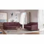 Sofas for hospitalities & contracts - 3-Seater Sofa ALFAMA - Burgundy - CITY SOFA