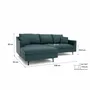 Sofas for hospitalities & contracts - 4-Seater Left Corner Sofa ALFAMA - Deep Blue - CITY SOFA