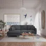 Sofas for hospitalities & contracts - 4-Seater Left Corner Sofa ALFAMA - Dark Grey - CITY SOFA