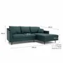Sofas for hospitalities & contracts - 4-Seater Right Corner Sofa ALFAMA - Deep Blue - CITY SOFA