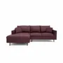 Sofas for hospitalities & contracts - 4-Seater Left Corner Sofa ALFAMA - Burgundy - CITY SOFA