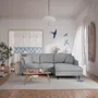 Sofas for hospitalities & contracts - 4-Seater Right Corner Sofa ALFAMA - Grey - CITY SOFA