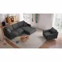 Sofas for hospitalities & contracts - 4-Seater Right Corner Sofa ALFAMA - Dark Grey - CITY SOFA