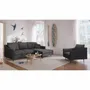 Sofas for hospitalities & contracts - 4-Seater Right Corner Sofa ALFAMA - Dark Grey - CITY SOFA