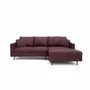 Sofas for hospitalities & contracts - 4-Seater Right Corner Sofa ALFAMA - Burgundy - CITY SOFA