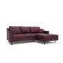 Sofas for hospitalities & contracts - 4-Seater Right Corner Sofa ALFAMA - Burgundy - CITY SOFA