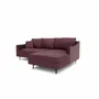Sofas for hospitalities & contracts - 4-Seater Right Corner Sofa ALFAMA - Burgundy - CITY SOFA
