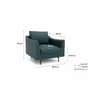 Lounge chairs for hospitalities & contracts - Armchair ALFAMA - Deep Blue - CITY SOFA