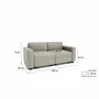 Sofas for hospitalities & contracts - 2-Seater Modular Sofa GRACIA - Beige Grey - CITY SOFA
