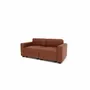 Sofas for hospitalities & contracts - 2-Seater Modular Sofa GRACIA - Terracotta - CITY SOFA