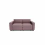 Sofas for hospitalities & contracts - 2-Seater Modular Sofa GRACIA - Dusty Pink - CITY SOFA