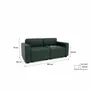 Sofas for hospitalities & contracts - 2-Seater Modular Sofa GRACIA - Green - CITY SOFA