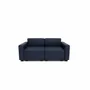 Sofas for hospitalities & contracts - 2-Seater Modular Sofa GRACIA - Dark Blue - CITY SOFA