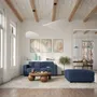 Sofas for hospitalities & contracts - 2-Seater Modular Sofa GRACIA - Dark Blue - CITY SOFA