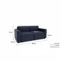 Sofas for hospitalities & contracts - 2-Seater Modular Sofa GRACIA - Dark Blue - CITY SOFA