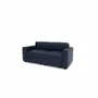 Sofas for hospitalities & contracts - 2-Seater Modular Sofa GRACIA - Dark Blue - CITY SOFA