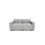 Sofas for hospitalities & contracts - 2-Seater Modular Sofa GRACIA - Grey - CITY SOFA