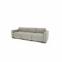 Sofas for hospitalities & contracts - 3-Seater Modular Sofa GRACIA - Beige Grey - CITY SOFA