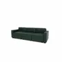 Sofas for hospitalities & contracts - 3-Seater Modular Sofa GRACIA - Green - CITY SOFA