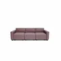 Sofas for hospitalities & contracts - 3-Seater Modular Sofa GRACIA - Dusty Pink - CITY SOFA